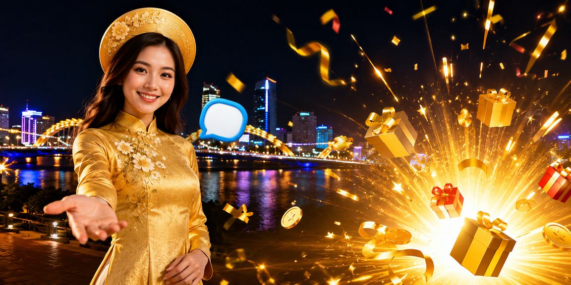 Người phụ nữ mặc áo dài tại Đà Nẵng xem cá cược thể thao trên điện thoại